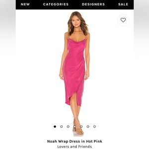 lovers and friends noah wrap dress